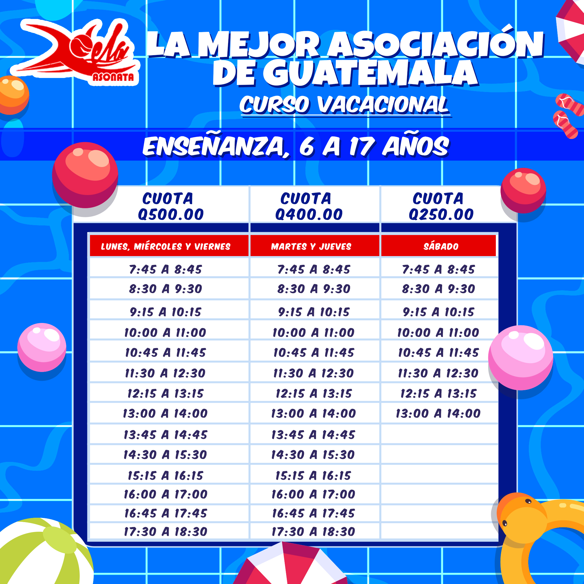 CURSOS VACACIONALES ENSEÑANZA 2024